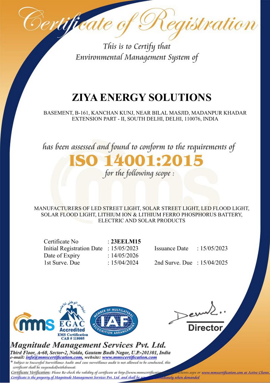 ISO 14001:2015 — Environmental Management System