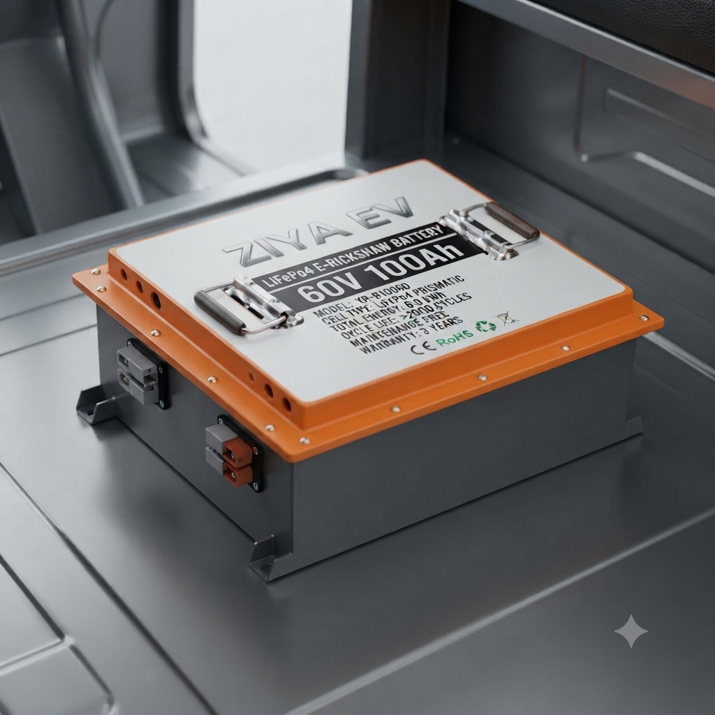 LiFePO4 E-Rickshaw Battery
