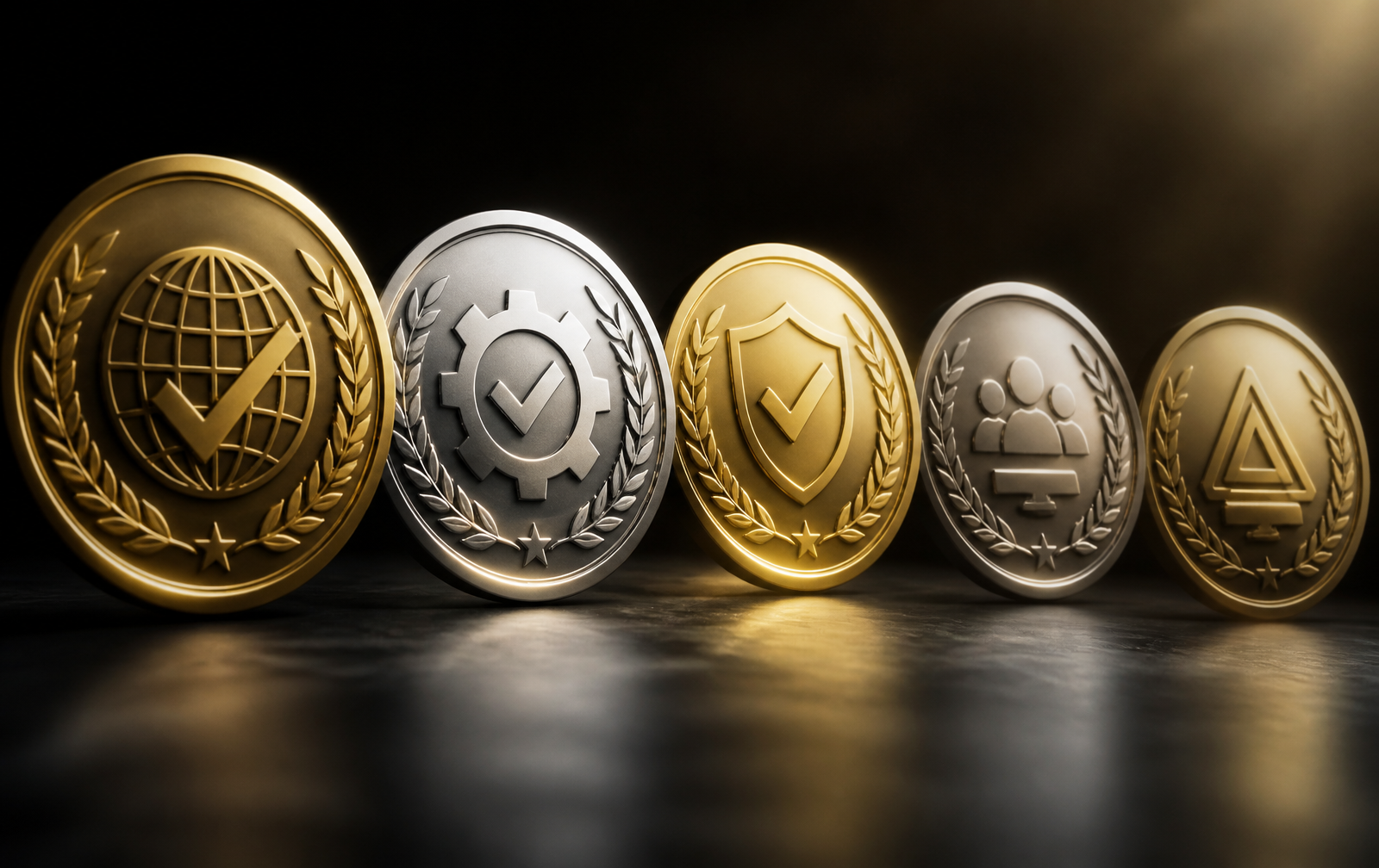 Certification badges