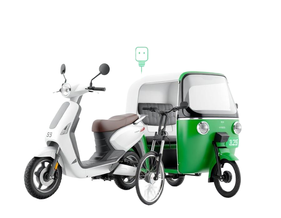 Electric scooter and e-rickshaw